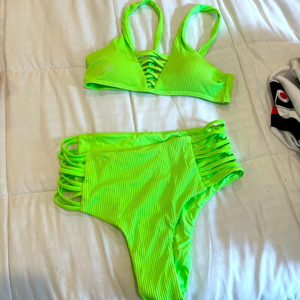 Neon Green Bikini